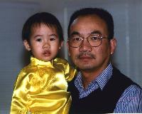 Yen and Dad on New Year day