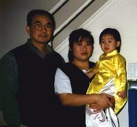 Yen, Mom, and Dad on New Year day