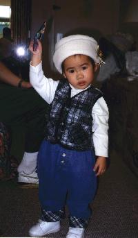 Yen standing in Disneyland Hotel